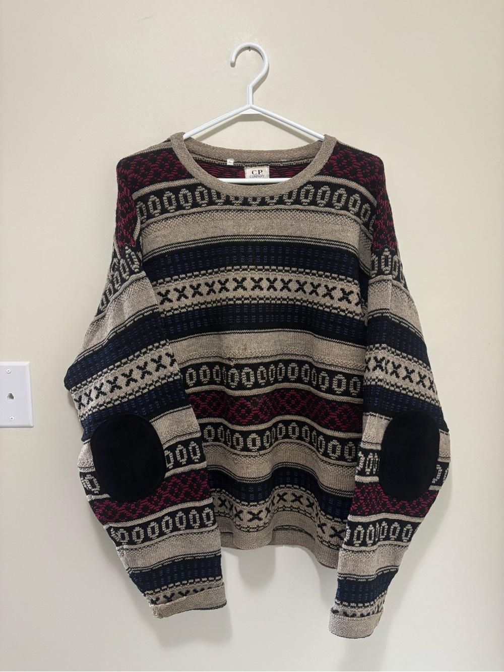 Vintage C.P. Company ("Ideas from Massimo Osti") Patterned Knit Sweater